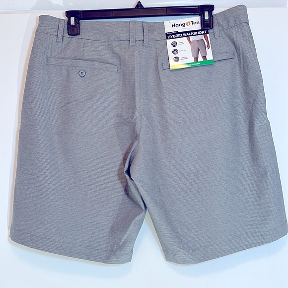 HANG TEN Men's Hybrid Grey Stretch Quick Dry Shorts 38 waist NWT - Picture 3 of 8